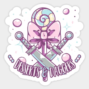 Desserts & Daggers Sticker